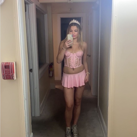 pink NEW corset sparkly - Picture 6 of 6